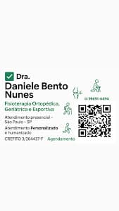 Fisioterapia Domiciliar e Geriátrica – Dra. Daniele Bento Nunes em null